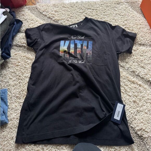 new Kith Summer Graphics NYC Tee T-shirt Black - Picture 1 of 2